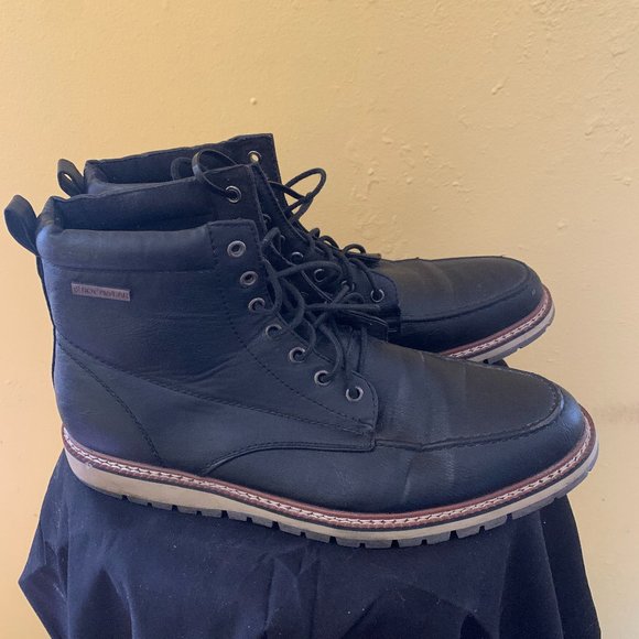Rocawear Black Leather High Top Boots main image 4